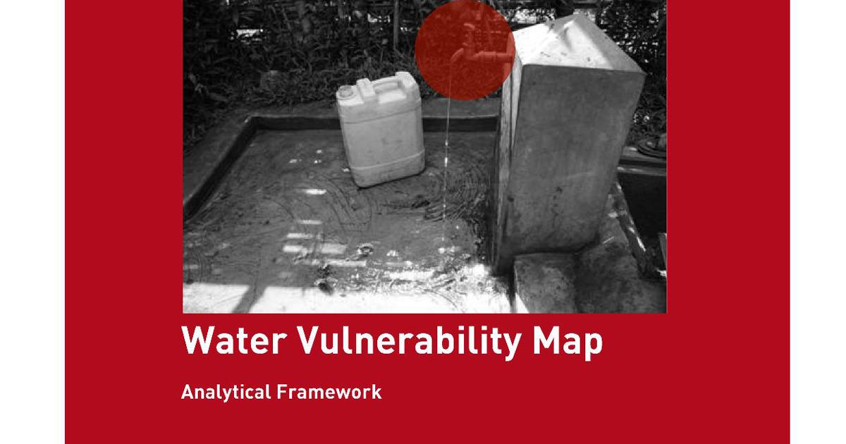 Water Vulnerability Map Analytical Framework adelphi